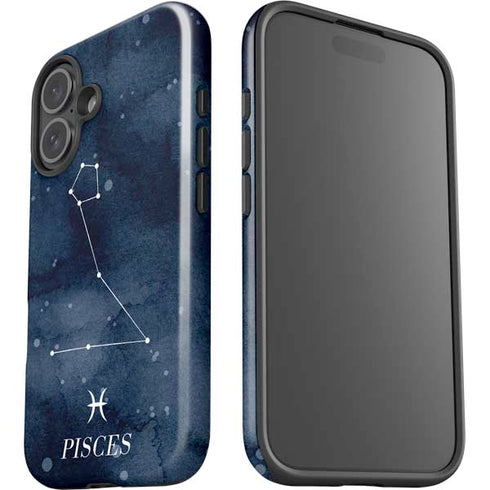 Pisces Constellation iPhone 16 Plus Impact Case